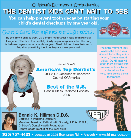 Antioch Children's Dentist, Infant Dental Care